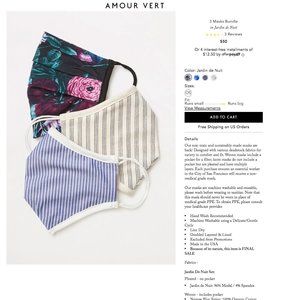 Amour Vert 3 Masks Bundle